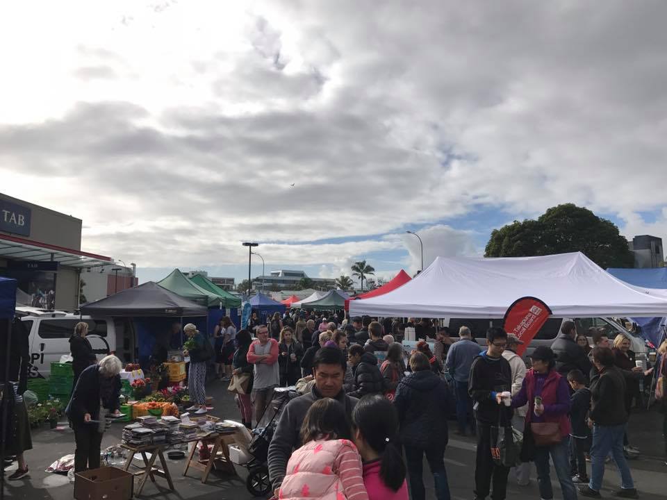 紐西蘭景點推薦-北岸的假日市集【Takapuna Sunday market】