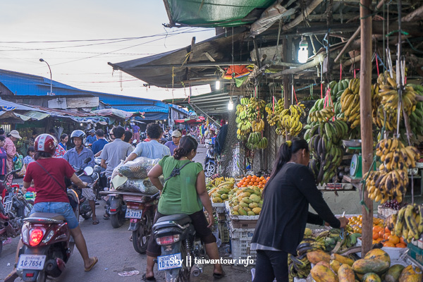 柬埔寨景點推薦-西港最大傳統市場【Phsar Leu Marker】