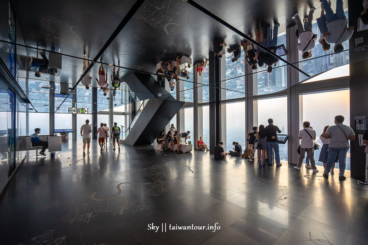 2019曼谷新景點【Mahanakhon SkyWalk】king power全泰國最高360觀景台.門票價格.交通