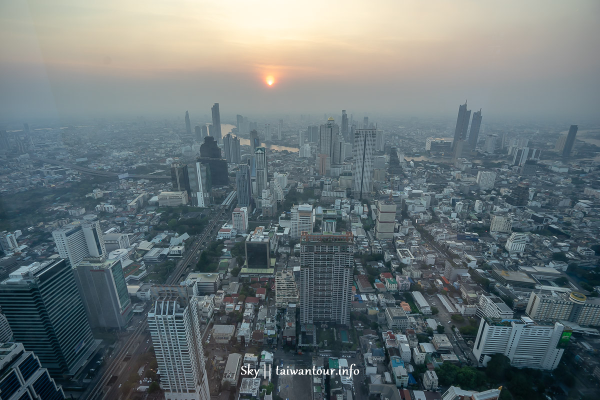 曼谷景點【Mahanakhon SkyWalk】king power全泰國最高360觀景台.門票價格.交通