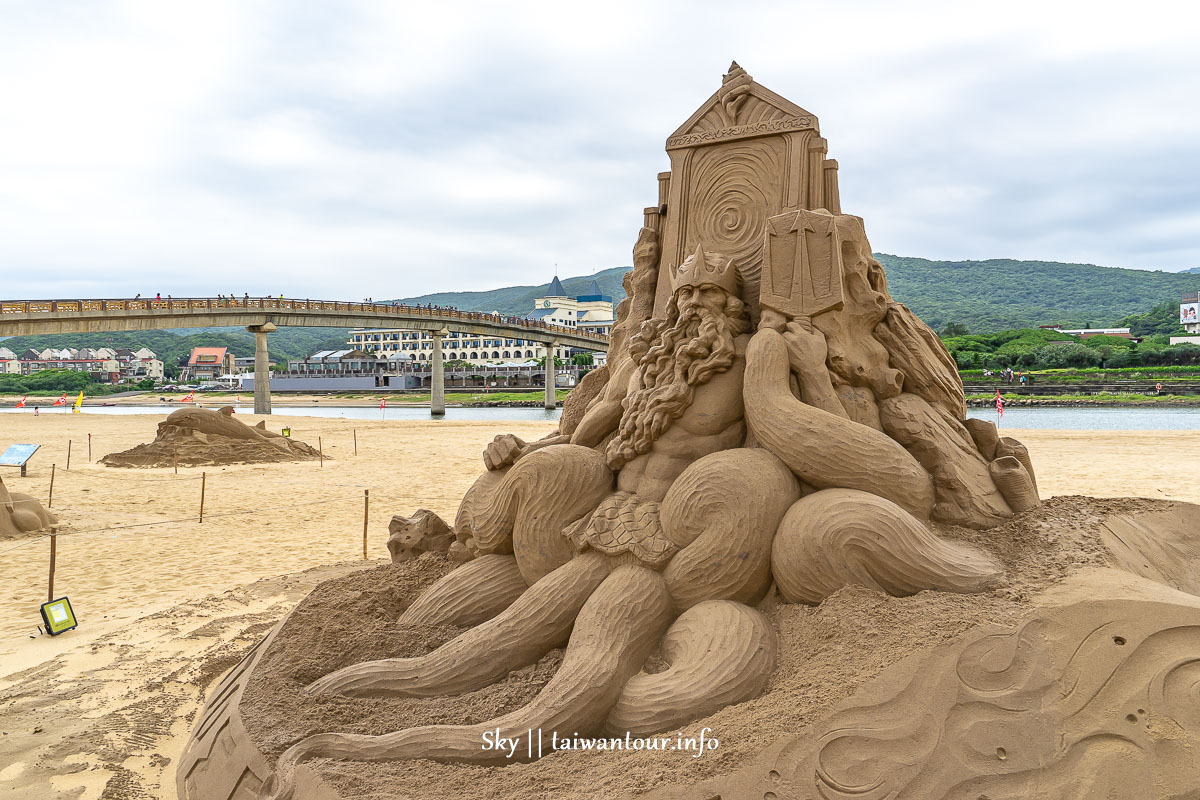 2019福隆國際沙雕藝術季被世界沙雕協會鑑定為台灣最適合沙雕的場所