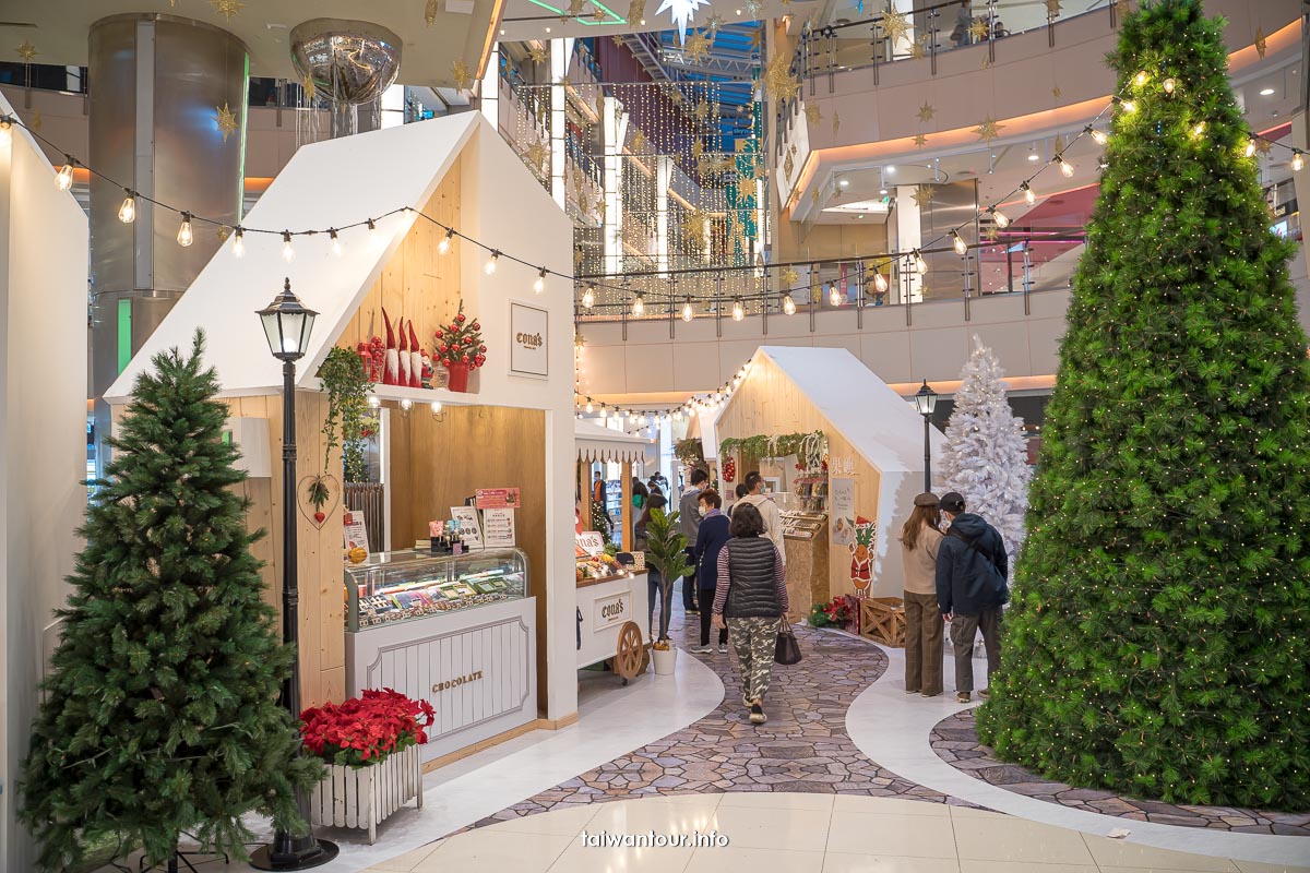 【2020大江購物中心聖誕慶】501號聖誕市集、北歐耶誕雪屋造景,挑戰最強偽出國打卡點
