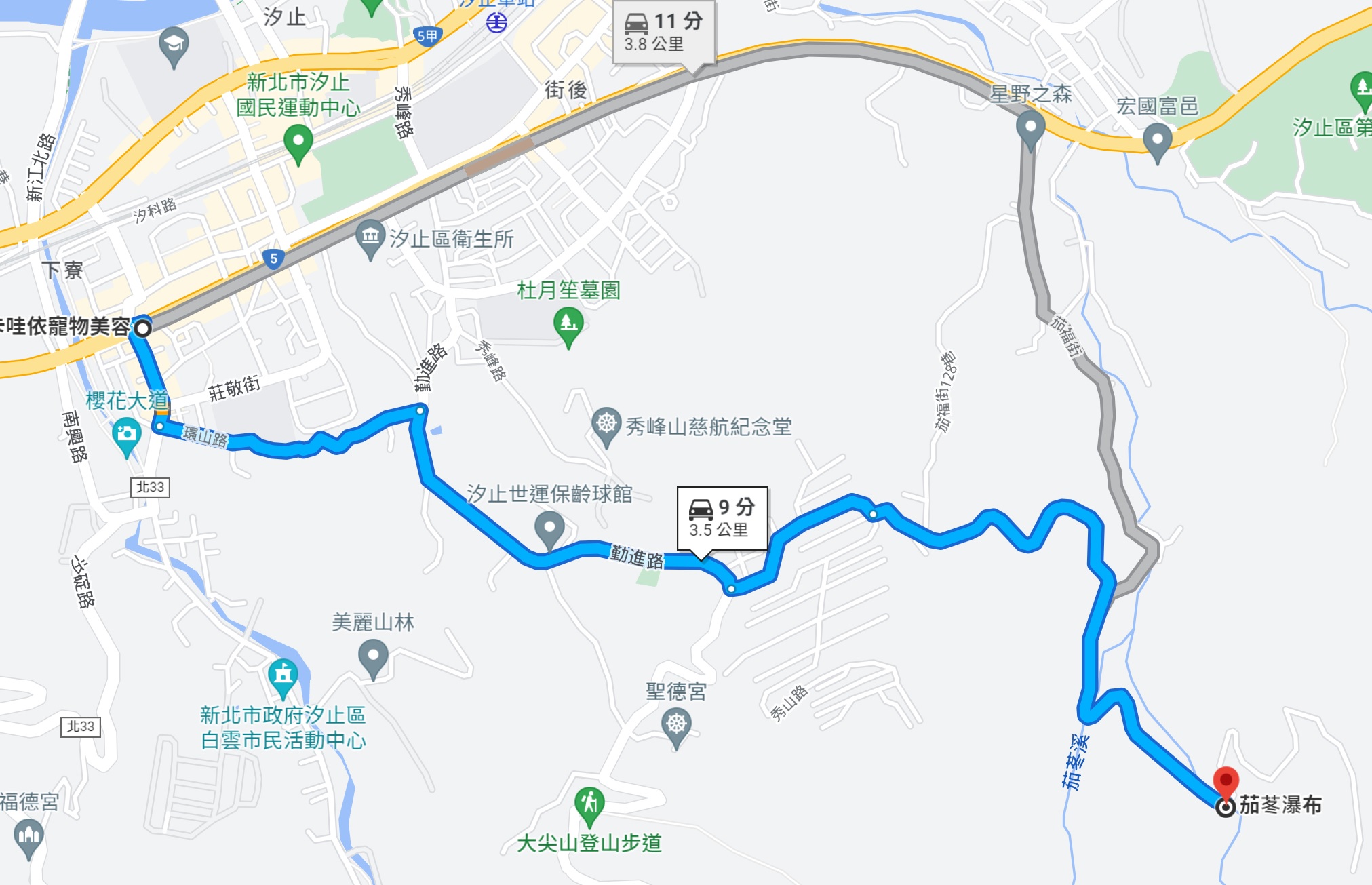 2022【茄苳瀑布】汐止親子免費玩水景點.開車交通